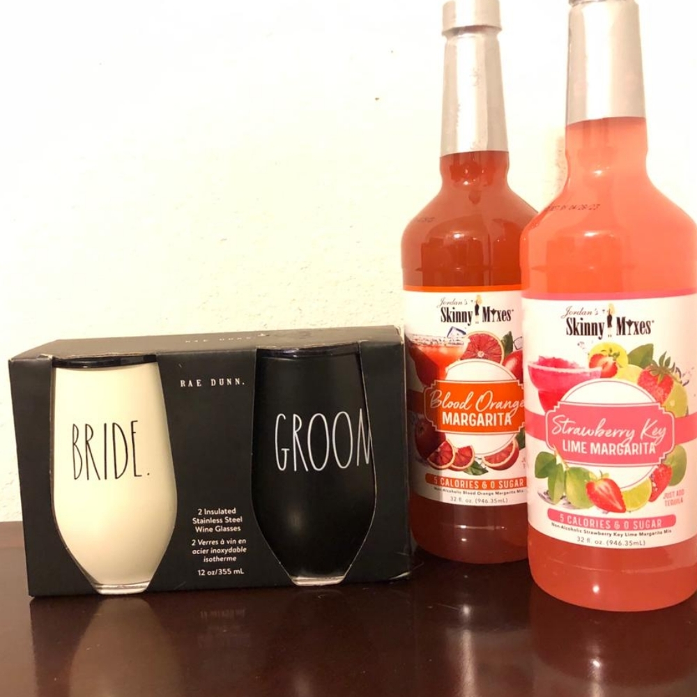 NWT-Rae Dunn Insulated Stainless Steel Glasses